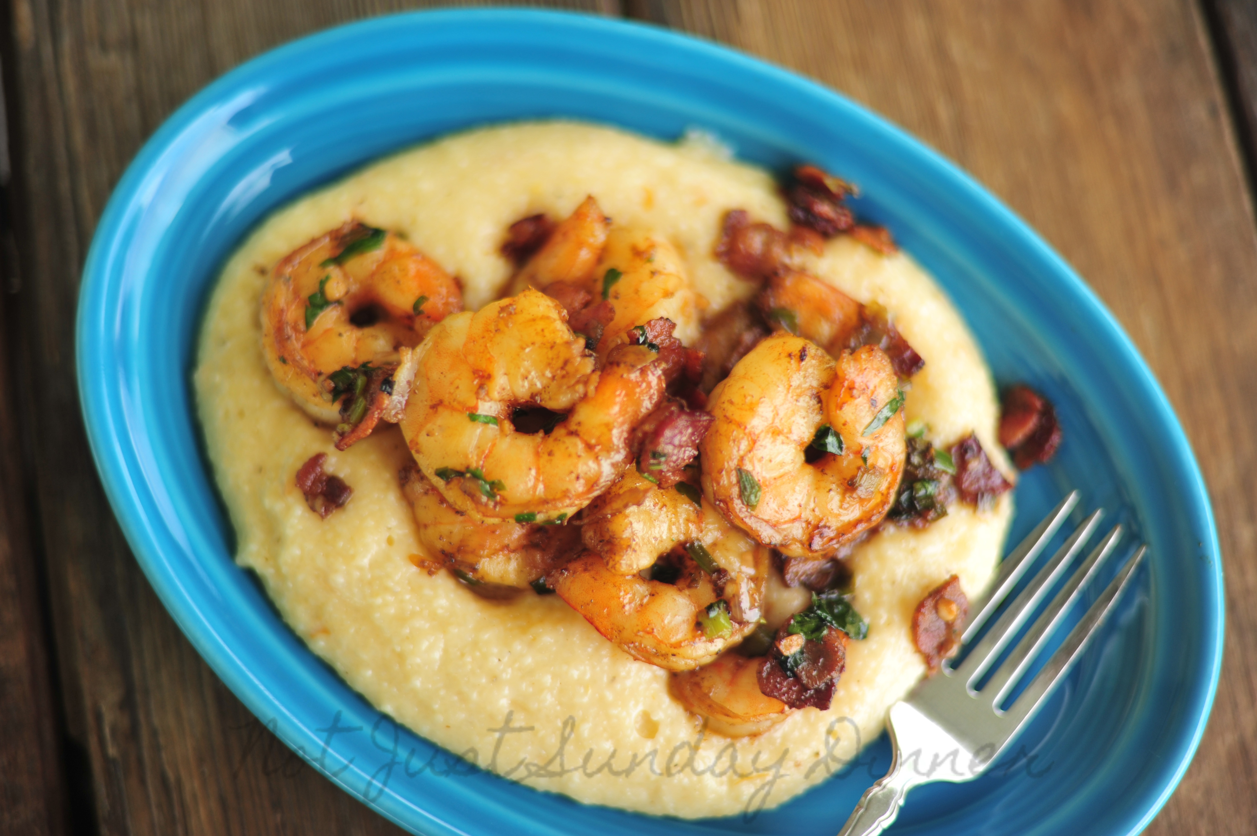 Smoky Gouda Grits And Shrimp Not Just Sunday Dinner 6128